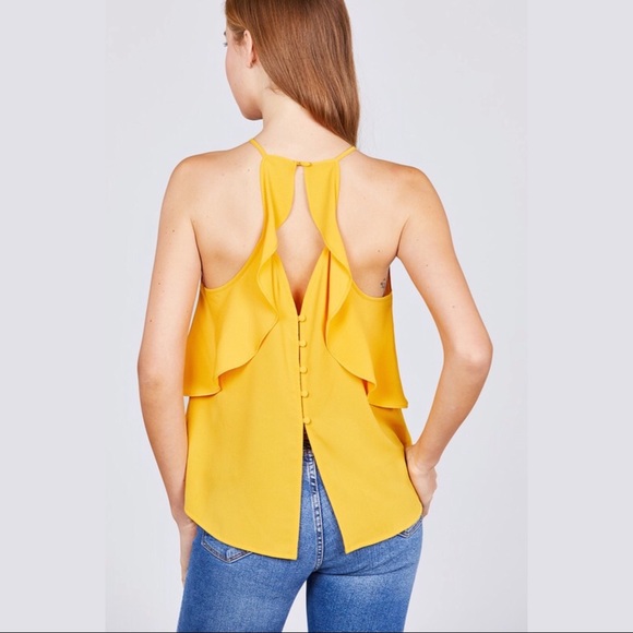 SALE 🤩 Halter Top with Open Back - Picture 4 of 5